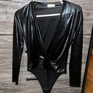 Black Long Sleeve Bodysuit
